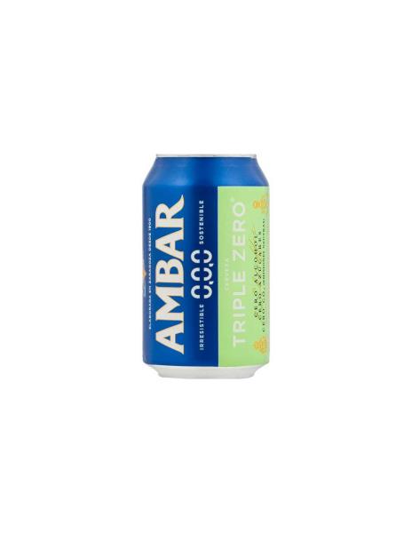 Cerveza Ambar 0,0 (Lata 33 cl)